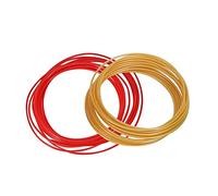 Keenso Fournitures d'imprimante 3D sûres 10 couleurs ABS/PLA 1,75 mm 5 m/rouleau pour dessin d'image 3D (PLA)