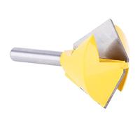 Keenso Fraise à Bois à Queue de 8 Mm en Forme de Polygone (douze côtés) | Convient pour couper diverses formes polyédriques, corps en acier au carbone durable, copeaux de bois faciles à gérer