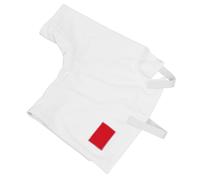 Keenso Gilet d'escrime CE350N, Combinaison de Protection Anti-Coups de Couteau, Bandoulière Réglable, Doublure Respirante pour l'entraînement et la Compétition (XS)