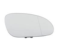 Keenso Glace De Rétroviseur Chauffant Droit, SI-A1069 Vitre Chauffante Electrique de Miroir d'Aile de Porte en Verre Latérale avec Support en Plastique Plaque d'Appui