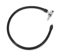 Keenso Gonflage à Connexion Rapide à Tube étendu, Tuyau de Gonflage de Pneu de Pompe à Air 300PSI Caoutchouc + Métal Noir, adapté aux Vélos, Motos, Voitures, comme Le Montre la Figure