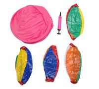 Keenso Granny Pantalon Outdoor Game, Granny Pants Yard Game avec Balles Rebondissantes pour la Famille (Rose Rouge)