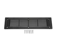 Keenso Grille D'aération de Bus, 300 X 80 Mm Grille D'aération Rectangle Grille de Sortie d'air Grille Panneau de Ventilation pour RV Bus Remorque Armoire de Cuisine