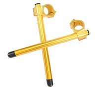 Keenso Guidon de Moto séparé, Modification Universelle pour Moto, Guidon CNC, Poignée Séparée pour Mm (GOLD)