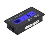 Keenso GY-6GS Power Power LCD Display Tentage Mettage avec Alarme Lumineuse, Affiche Précisément L'état D'utilisation de la Batterie, Compatible avec Divers Types (lumière bleue)