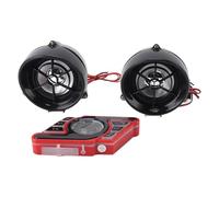 Keenso Haut-Parleur Bluetooth pour Moto, Système D'alarme Antivol étanche, Appels Mains Libres, Navigation Vocale, Son Stéréo et Lecteur MP3 pour l'audio et la sécurité de Votre M