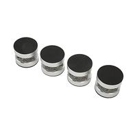 Keenso Haut-parleur D'Alliage en Alliage en Alliage Pics D'isolement des Pieds D'amortisseur, Facile à Installer, 4pcs pour les Amplificateurs, Couleur Argentée