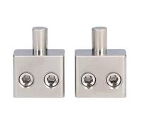 Keenso Haut-Parleur divisé, 2 Pièces Répartiteur Audio de Voiture Double Jauge à Jauge Réducteurs D'entrée D'ampli plaqué Cuivre Pur avec Embout décalé pour Les Installations