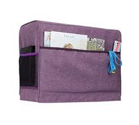 Keenso Housse Anti-poussière pour Machine à Coudre, Sac de Rangement Portable pour Machines à Coudre, en Nylon, 44,5 X 20,3 X 34,3 Cm, pour la Maison (Purple)