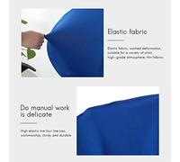 Keenso Housse Arrière Universelle pour Chaise D'ordinateur, Extensible, Pivotante, pour Dessin, pour la Maison et le Bureau, Noire (YELLOW)