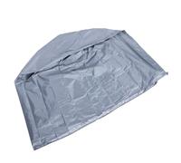 Keenso Housse de Trampoline en Tissu Oxford 420D, Housse Anti-poussière | Enduit de PVC, Résiste à L'érosion Due à la Pluie et au Vieillissement, pour Tapis de Trampoline D'arrière-cour, Facile à