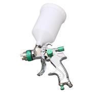 Keenso HVLP Spray Gun Set Adjustable 600ml Gravity Feed Paint Sprayer for