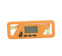 Keenso Inclinomètre Numérique à Base Magnétique en Plastique ABS, Rapporteur pour le Travail du Bois, Mini échelle Numérique pour Rapporteur de Réparation Automobile (YELLOW)