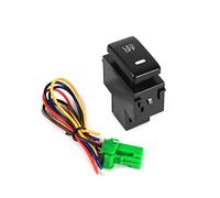 Keenso Interrupteur à Bascule, Interrupteur Voiture Lampe d'Anti-brouillard 12V LED Bleu Feux de Circulation Diurne