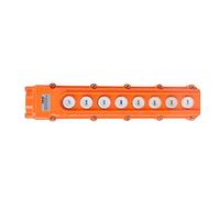 Keenso Interrupteur de Commande de Grue Robuste, Station à Distance à Bouton-poussoir à 8 Voies pour Palans et Grues 220V/500V IP65