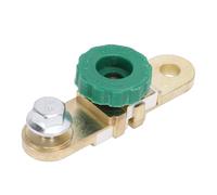 Keenso Interrupteur de Déconnexion de Batterie de Poteau Latéral, 12 V 125 A, Type Bouton Marche/arrêt, Interrupteur de Coupure de Batterie, avec Construction en Fer en Laiton Massif,