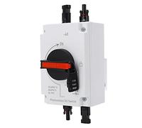 Keenso Interrupteur de Déconnexion Solaire PV 32A IP66 étanche | Coque PC durable, verrouillage par mot de passe, capacité de coupure élevée, applications d\'énergie solaire
