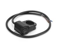 Keenso Interrupteur de Guidon, Bouton Marche/arrêt avec Indicateur LED coloré pour Guidon de Moto 12 V ATV 7/8 Pouces