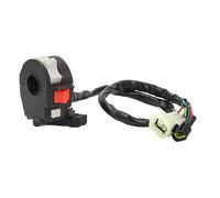 Keenso Interrupteur de Guidon de VTT, Interrupteur de Phare de Démarrage du Moteur avec Levier de Starter, pour 660 660R YFM660RN YFM660RP YFM660RR YFM660RS YFM660RT 2001-2005