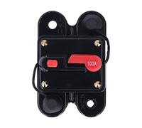 Keenso Interrupteur de Performance 12-48V CC Interrupteur, Protection Manuelle de Débordement, Facile à Installer, pour les Navires et les Remorques (100A)