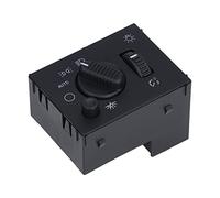 Keenso Interrupteur de Phare ABS en Métal, Variateur de Phare OEM 15194803, Commande d'éclairage 3 en 1 de Remplacement pour Sierra Yukon 2003 2006, Camion SUV, Conducteurs