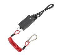 Keenso Interrupteur de Rupture de Remorque, Matériau ABS avec Câble enroulé de 4 Pieds pour Un Remorquage Plus Sûr, Résistance aux Hautes Températures, pour Remorque de Camping-Car