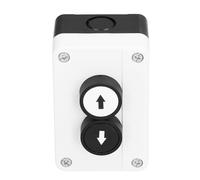 Keenso Interrupteur Haut et Bas, Bouton Poussoir SGKJ-2N avec Coque ABS, Conception étanche à la Pluie IP32 pour Treuil, Porte Roulante, Camion, Ascenseur, Contrôle Industriel 120 V