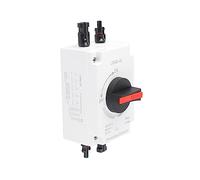 Keenso Interrupteur Solaire Isolateur PV DC, Puissant Fonction de Rupture de Charge 8x pour RV avec énergie Solaire, Interrupteur isolé IP66 pour L'isolation du Moteur (Fusible Proactif)