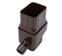 Keenso Inverseur de Tambour de Pluie Facile à Installer. Système de Collecte d'eau de Pluie Efficace pour Tuyau de Descente en Matériau ABS (Brown)