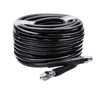 Keenso Jetting Hose Nozzle Kit 15 Mètre Haute Pression | Capacité de pression de 5 800 PSI, Applications polyvalentes dans les égouts, Plusieurs buses pour différents travaux,