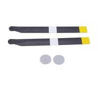 Keenso Jeu de Rotors D'hélicoptère RC, Pales Composites Légères pour C032 C138Pro, avec Conception Aérodynamique pour Un Levage Stable et Un Vol en Douceur (Black)