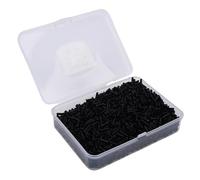 Keenso Jeu d'œillets de Badminton en Nylon 2,1 X 7,5 Mm, œillets de Protection pour l'entretien de la Raquette, Noir [Accessoires de Remplacement, Outil de Cordage]