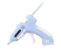 Keenso Kit de Colle Chaude électrique Portable avec des Bâtons D'adhésion élevés Pistolet à Colle sans Fil pour les Projets Artisanaux, le Bricolage et (BLUE)