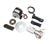 Keenso Kit de Contrôleur de Moteur électrique 350 W 12 V, Moteur 2700 Tr/min avec Corps en Alliage D'aluminium et Pignon 65 Dents pour Scooter électrique, Vélo, Kart, Moto (à Monter