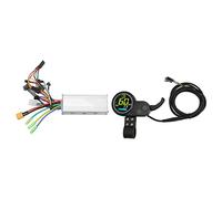 Keenso Kit de Contrôleur sans Balai Electrique pour Panneau d'Affichage à Cristaux Liquides Etanche 24V-48V pour Guidon de 22,5 mm, pour Vélos, Voitures(24V/36V 350W)