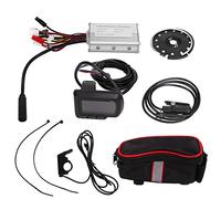 Keenso Kit de Conversion de Vélo électrique avec Contrôleur 15A EN06 Capteur D'accélérateur au Pouce pour Moteur 36V 48V 250W Compatible avec Le Protocole N ° 2