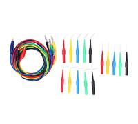 Keenso Kit de embouts avec fiche banane 4 mm avec protection en PVC pour des tests rapides et simples pour les professionnels de l'entretien