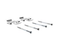 Keenso Kit de Matériel d'étrier de Frein à Disque, en Acier Inoxydable avec Installation Facile, Clips à Broches Durables pour des Performances de Freinage Améliorées, adapté pour coupé 406