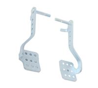 Keenso Kit de Pédales de Frein et d'accélérateur Go Kart en Acier avec Câble d'accélérateur pour Road Rocket Azusa Fun Kart Ensemble Complet de Pédales Facile à Installer, Friction Améliorée, Mise