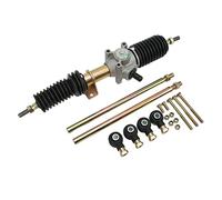 Keenso Kit de Pignon de Crémaillère de Direction, Assemblage de Pignon de Crémaillère de Direction Assistée Kit de Crémaillère de Biellettes de Boîte de Vitesses en Métal de Remplacement