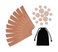 Keenso Kit de Remplacement de Coussinets de Clarinette et Ensemble de Liège de Clarinette, Boîtier en Bois Souple et Mouton importé, 10 Bouchons de Joint de Cou 17 Tampons, pour les étudiants en