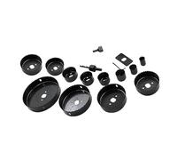 Keenso Kit de Scie Cloche, 12 Pièces en Acier au Carbone | Résistant à l\'usure, coupe précise, rangement facile, outils de travail du bois