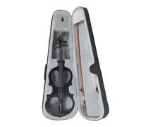 Keenso Kit de Violon électrique Professionnel 4/4 Silencieux pour étudiants et Adultes pour pratiquer Les Performances (Black