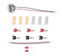 Keenso Kit Scientifique de Bioénergie, Jouet éducatif STEM, Expériences d'électricité de Pommes de Terre pour Enfants avec Horloge et Ampoule