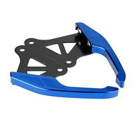 Keenso Kit Universel de Poignée de Rail de Siège Arrière de Barre d'appui Arrière de Passager de Moto en Aluminium, Alliage anodisé, Montage Double Latéral, Support de Passager Stable, pour Grom