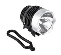 Keenso Lampe de Guidon de Vélo, Éclairage Avant Support de Sangle de Lampe Frontale de Vélo Lumière Avant de Vélo en Plastique Etanche Extérieur