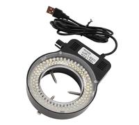 Keenso Lampe de Microscope LED Réglable, 144 LED, Long Câble USB pour et Anneaux de Microscope