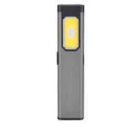 Keenso Lampe de Poche Magnétique EDC, étanche IPX4, 5 Modes, Lampe de Poche Compacte Portable Réglable avec Clip, pour la Réparation de Camping-car (GRAY)