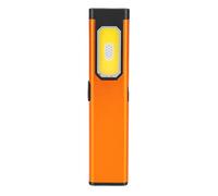 Keenso Lampe de Poche Magnétique EDC, étanche IPX4, 5 Modes, Lampe de Poche Compacte Portable Réglable avec Clip, pour la Réparation de Camping-car (ORANGE)