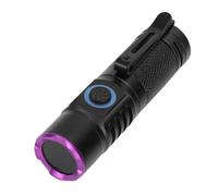 Keenso Lampe de Poche UV, Lampes de Poche à Lumière Noire 365 Nm pour le Durcissement de la Résine, Détection de Fuite, Voyage